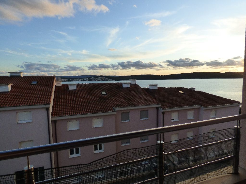 Sea view from the balcony of property A1493 - apartment on the island of Ciovo, Dalmatia.