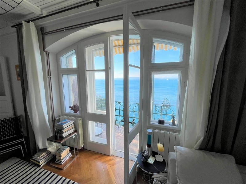 Living room with stunning sea views - Property A2776 in Rijeka, Croatia.