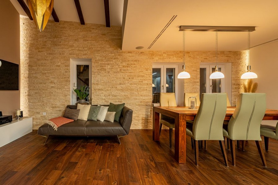 Dining and living room.