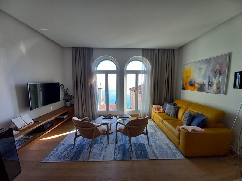 Living room of the property with sea views in Croatia - ID: A3300.