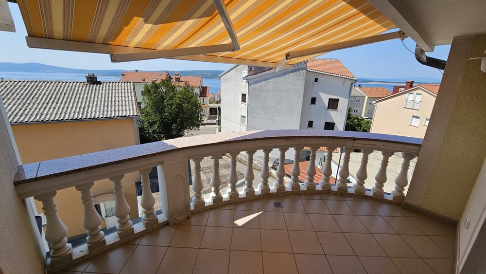 Balcony of property A3353, which is for sale in Crikvenica.