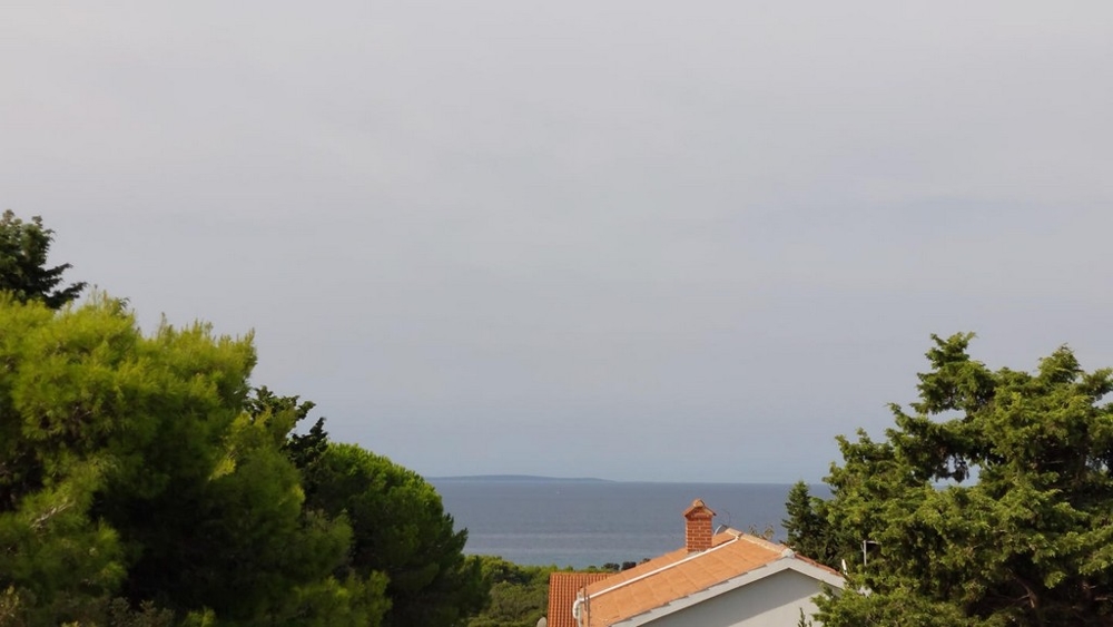 Sea view of apartment A3427, which is for sale on the island of Pag in Croatia.