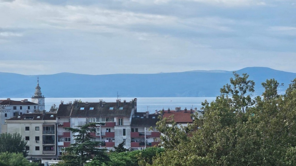 Sea view of the property A3456 in Croatia in the town of Crikvenica.