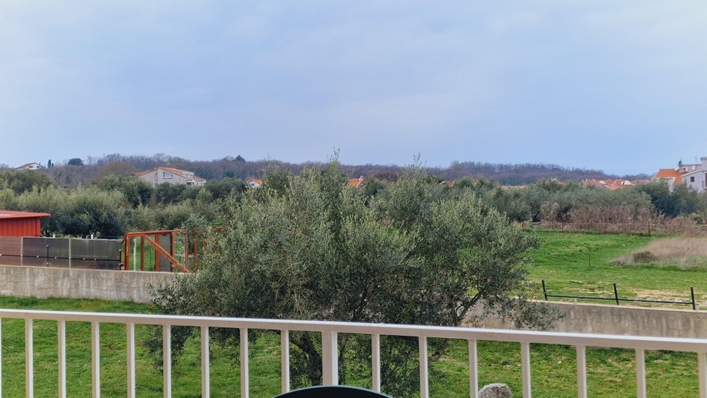 View of the greenery from apartment A3457, which is for sale on the island of Krk.