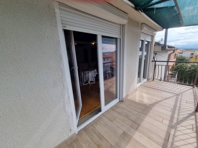 Balcony of apartment A3467 in Crikvenica, Croatia - Panorama Scouting.