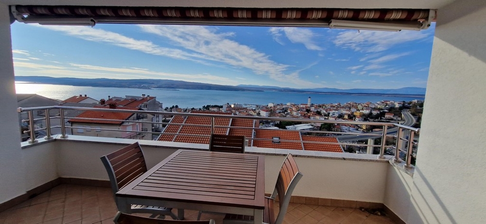 Attic apartment for sale in Crikvenica in Croatia.