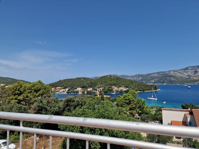 Terrace with sea view - apartment A3560 on Korcula.