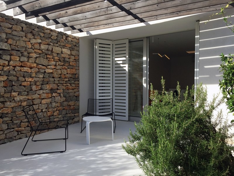 Terrace of the A3649 apartment, which is for sale in the city of Krk.