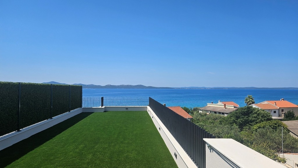 Roof terrace of the apartments A3683 in Diklo - close to the seam.