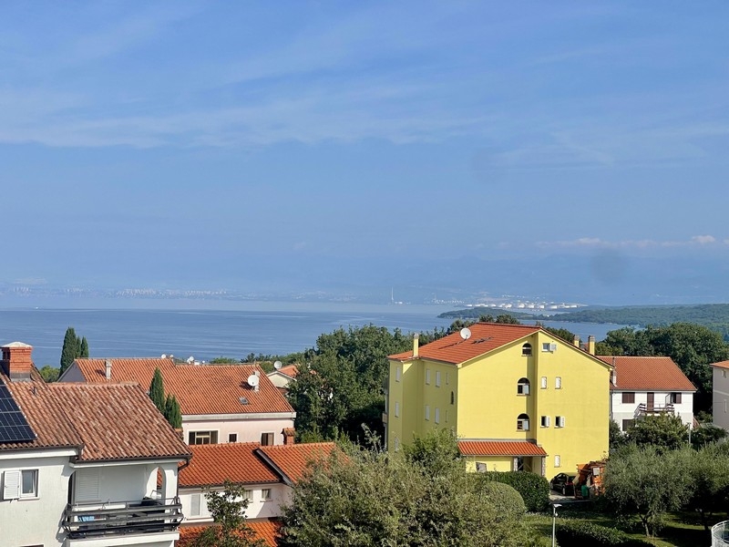 View of the sea from the apartment A3737 on the island of Krk.