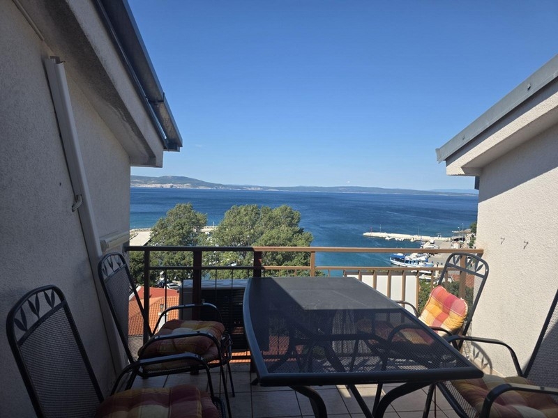 Terrace with a fantastic sea view - property A3742 near Klenovica