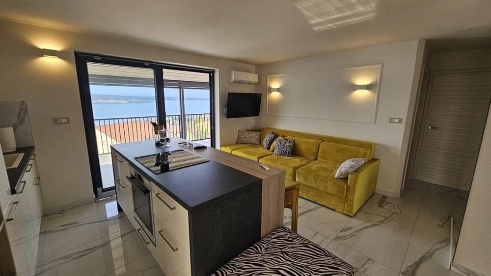 Modern apartment with sea views for sale in Croatia.