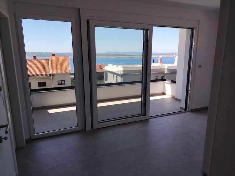 Sea view of the property A3758 in Crikvenica, Kvarner Bay.