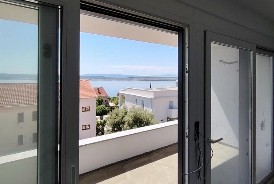 Balcony with sea view in Crikvenica