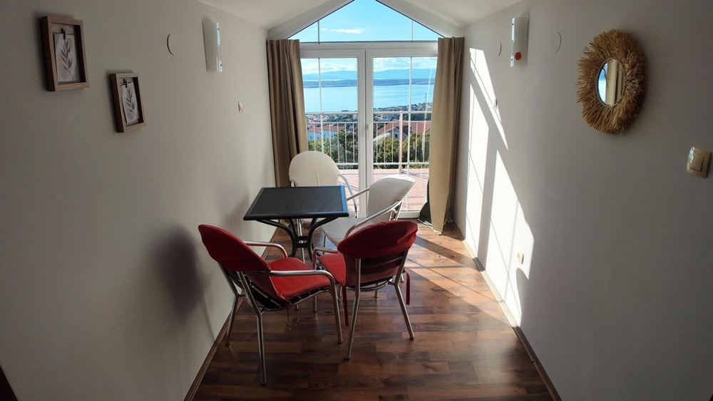 Sea view of apartment A3765, which is for sale in Crikvenica.