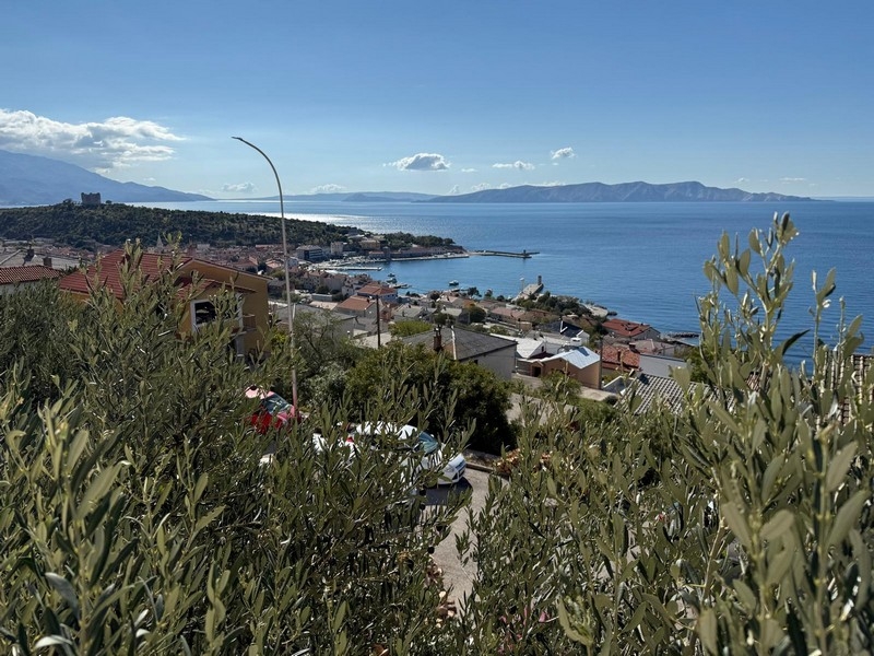 View from property A3771 in Senj, Croatia.