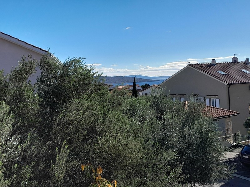 View of the sea from apartment A3790 on Krk.
