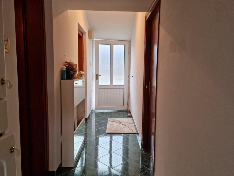 Hallway with entrance door