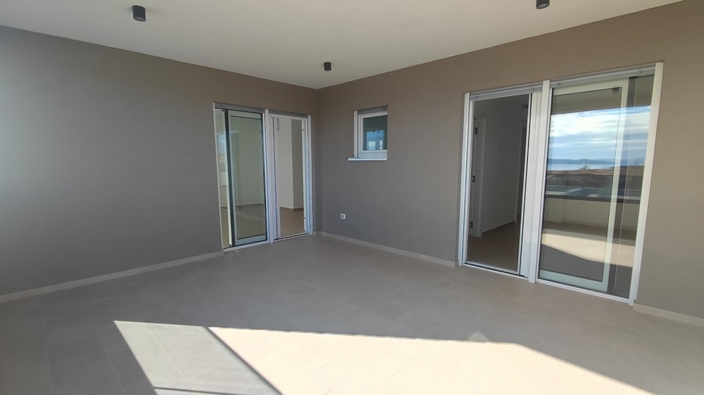 Spacious terrace with sliding doors