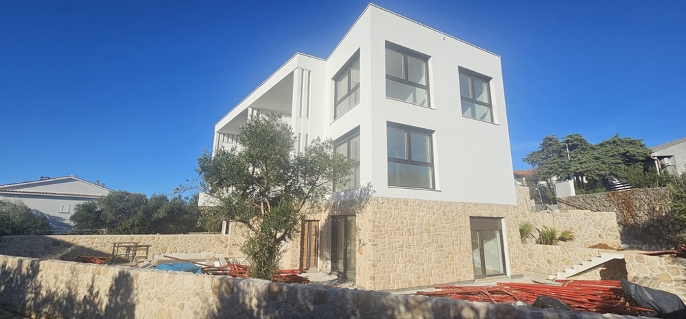 Modern new apartment for sale on Krk in Croatia.
