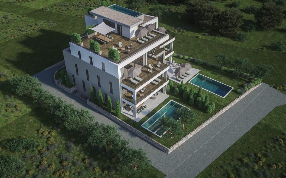 Luxurious new-build apartments by the sea in Croatia for sale.