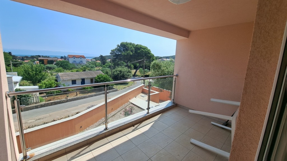 Sea view of apartment A3846 on Ugljan in Croatia - Panorama Scouting.