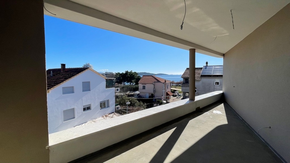 Balcony of apartment A3853 in Vodice, Croatia.