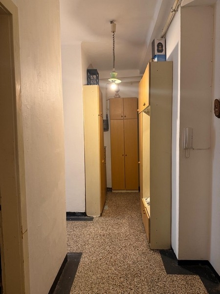 Hallway with fitted wardrobes