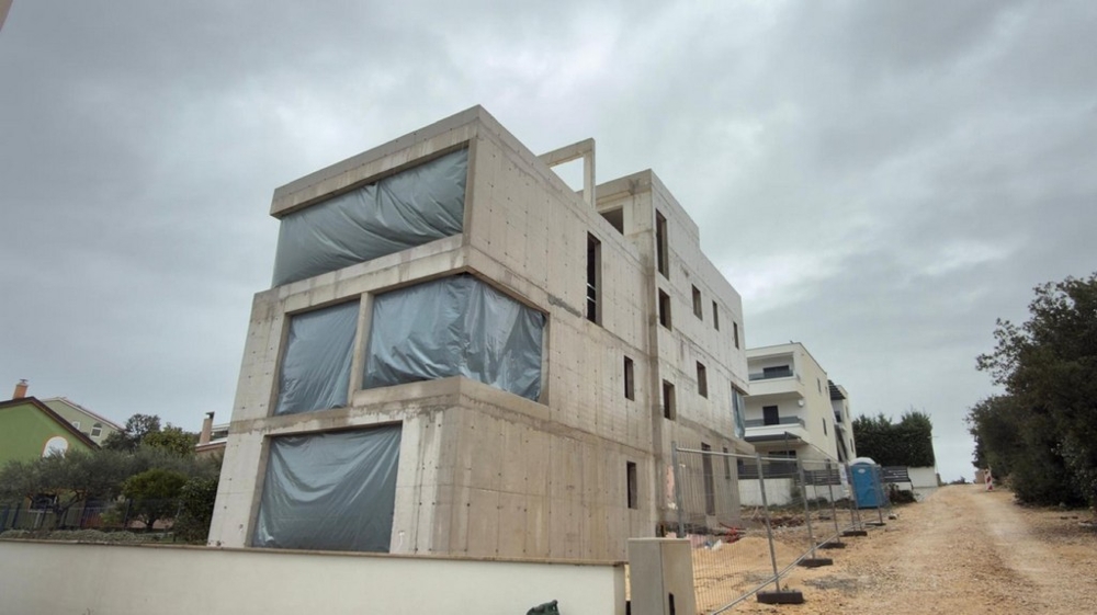 Shell of the apartment A3856 in Kozino, Zadar.