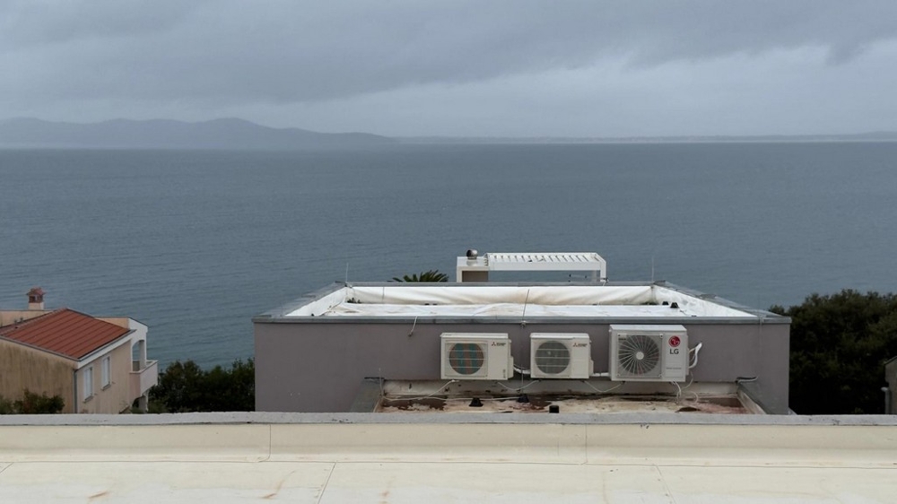 Sea views from the roof terrace of apartment A3856