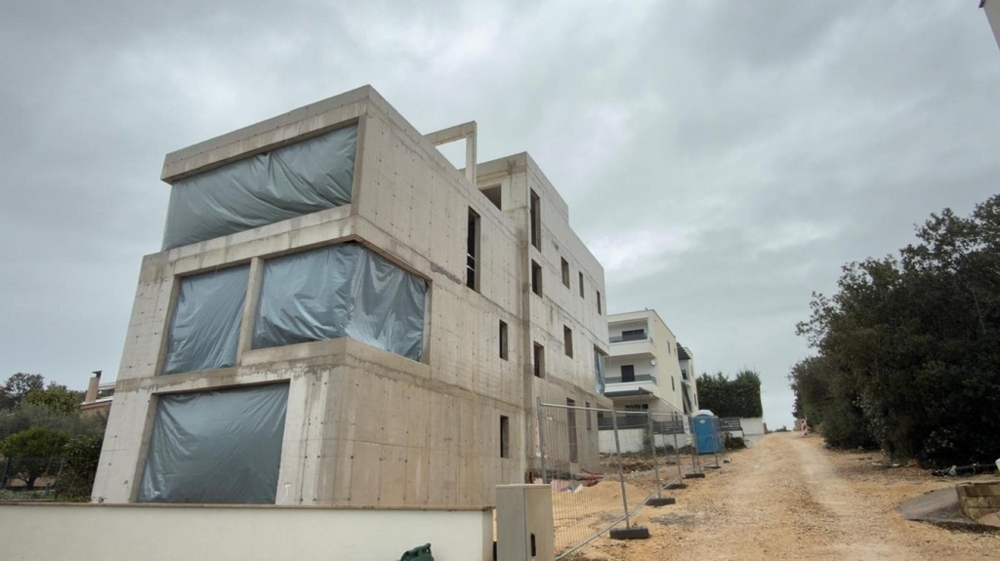 Newly built apartment in the third row to the sea for sale in Croatia - A3857