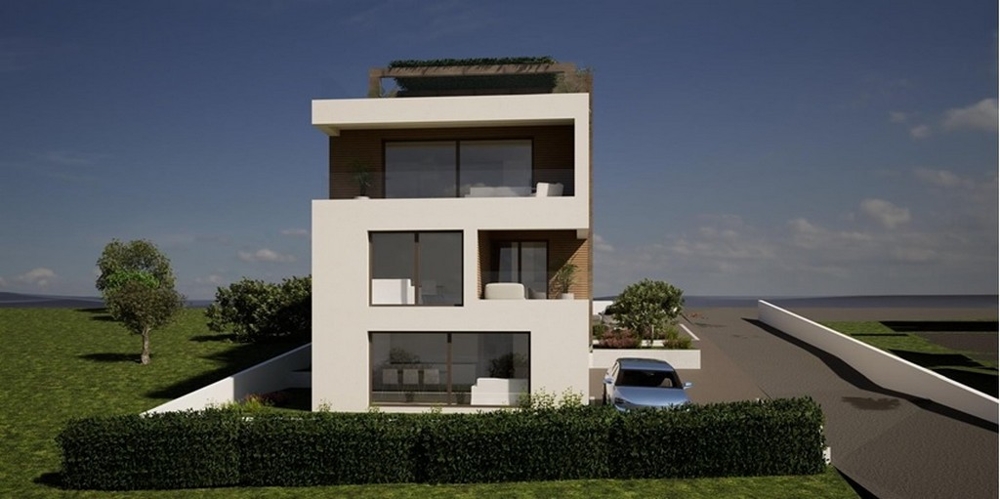 Modern new apartment with garden and parking space