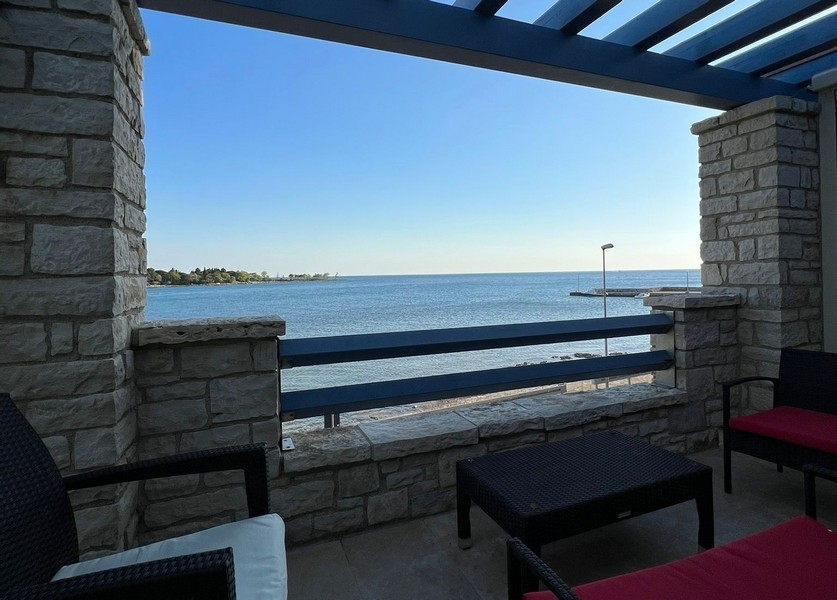 Terrace with sea view - apartment A3864 in Croatia.
