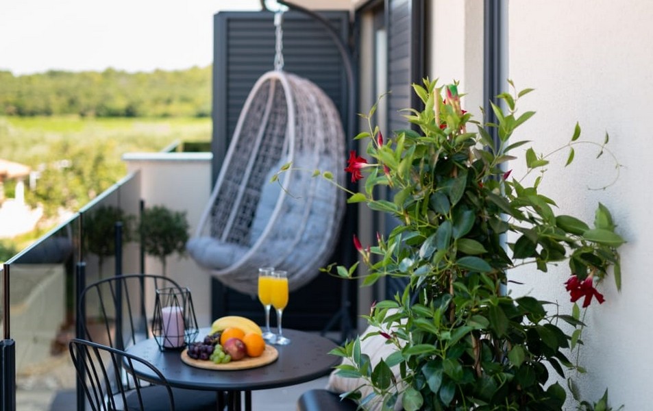 Beautiful terrace in Novigrad, Istria - Apartment A3866.