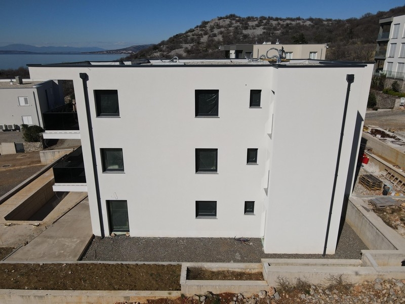 Modern new building complex with apartments and sea views in the Kvarner Bay