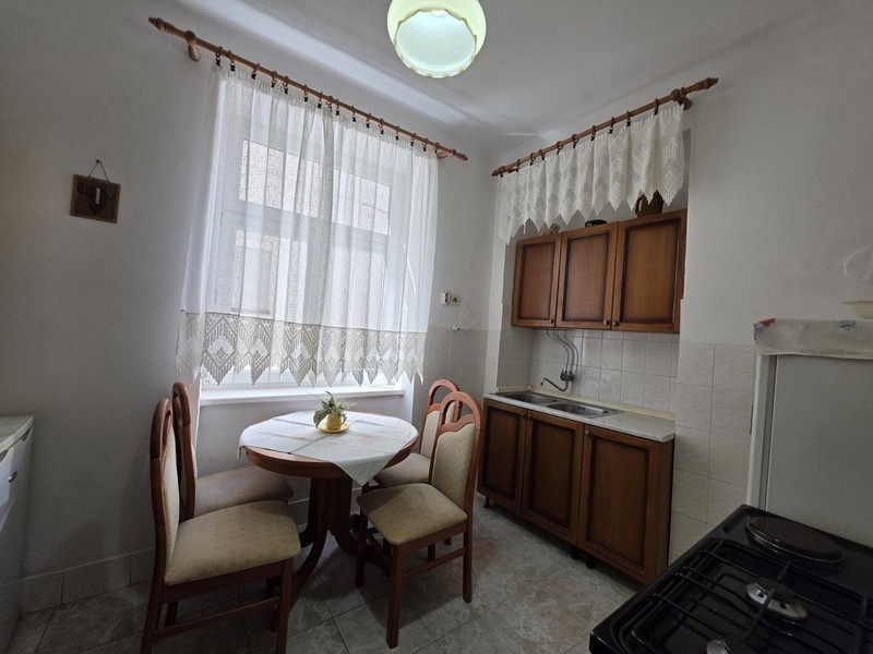 Kitchen with dining area by the window