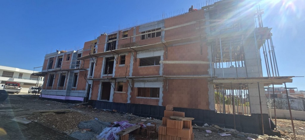 New residential complex under construction