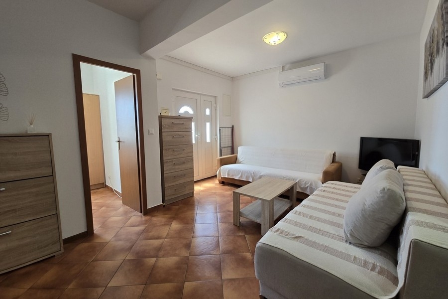 Air-conditioned living area of ​​property A3891 near Omis in Croatia.