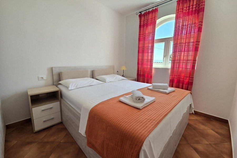 Bedroom with double bed and window