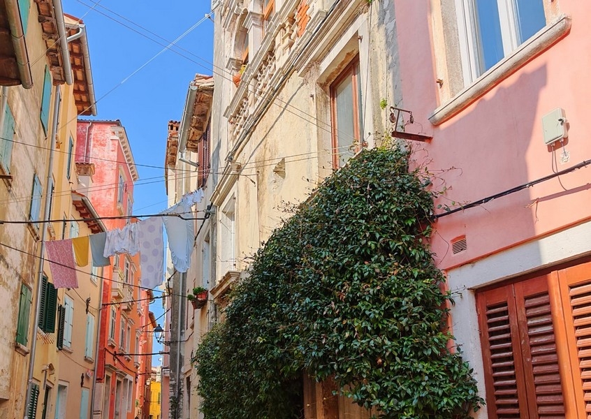 Rovinj city center, Istria.