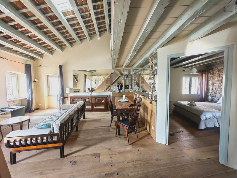 Charming attic apartment with Croatian charm.