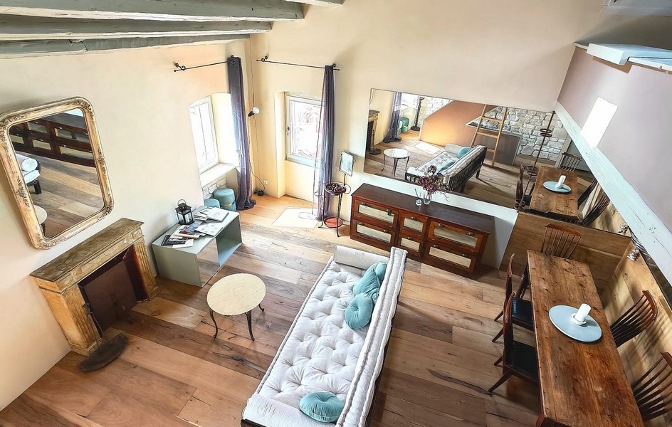 Living room of property A3892 in Rovinj, Istria.