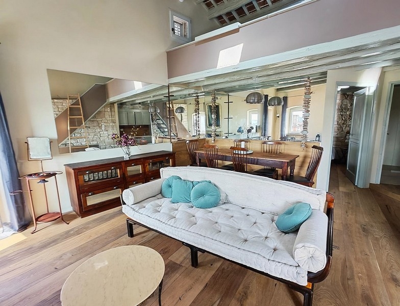 Charming living area of ​​property A3892 in Croatia.