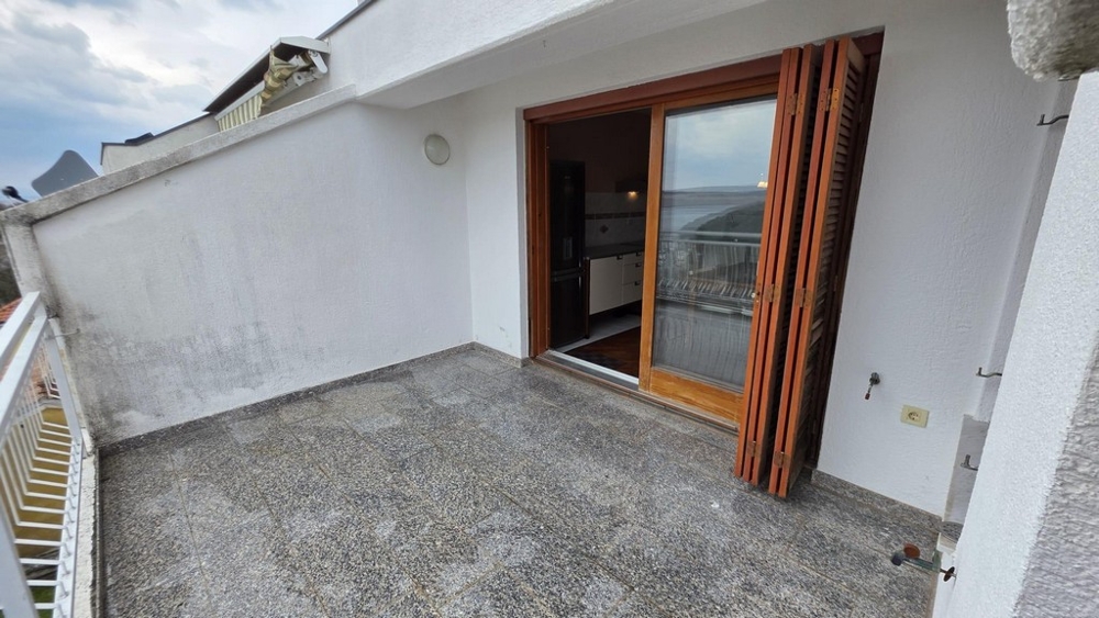Roof terrace of apartment A3904 near Crikvenica in Jadranovo.