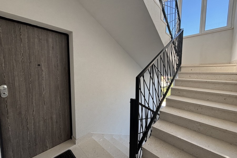 Staircase in the building with access to the apartment
