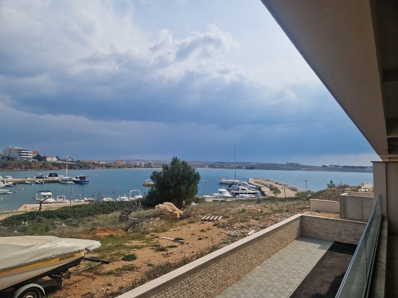 New seafront apartment for sale on Pag in Croatia.