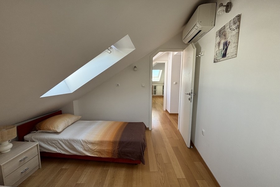 Bedroom in the attic.