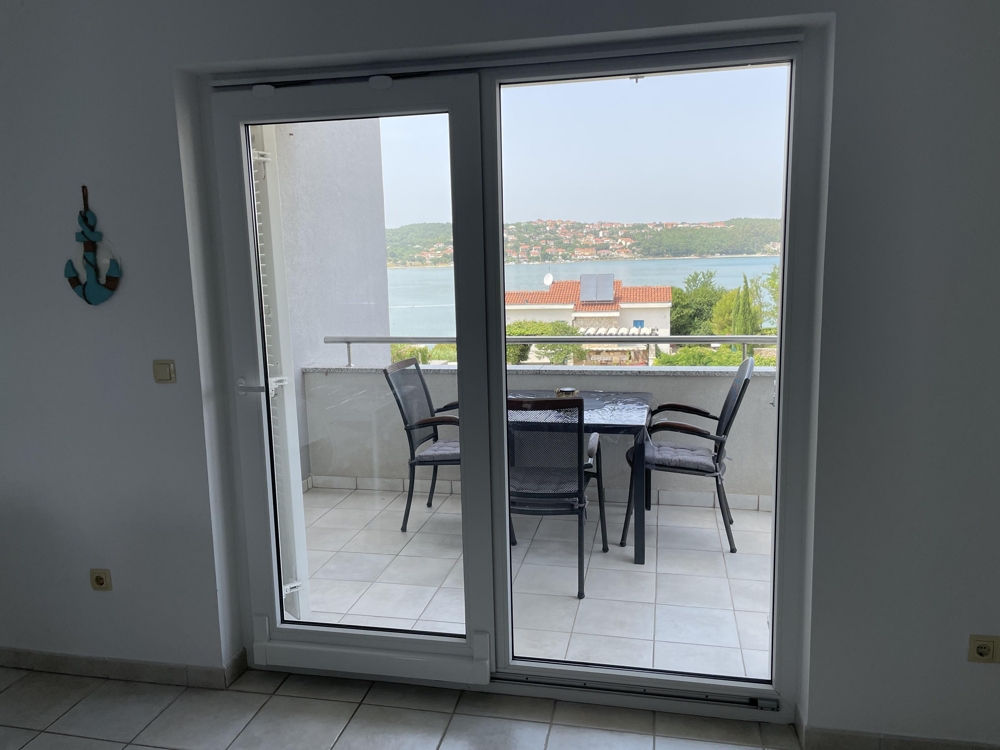 Living room with sofa and TV