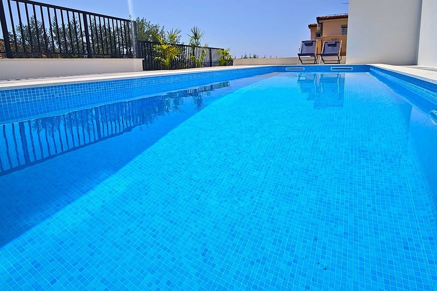 Community pool of the residential complex
