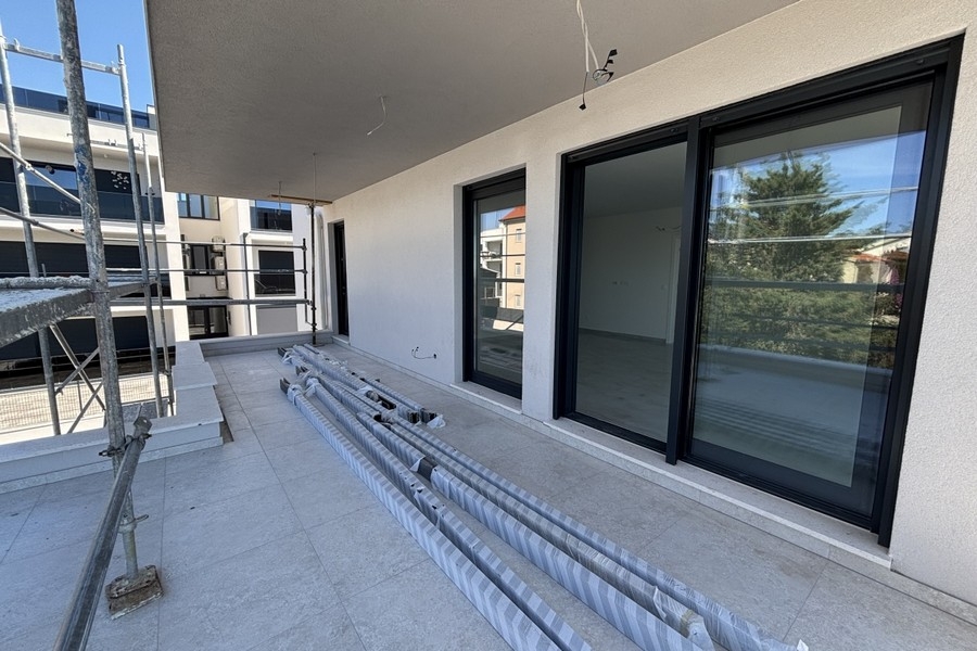 Covered terrace of property A3944 in Croatia.